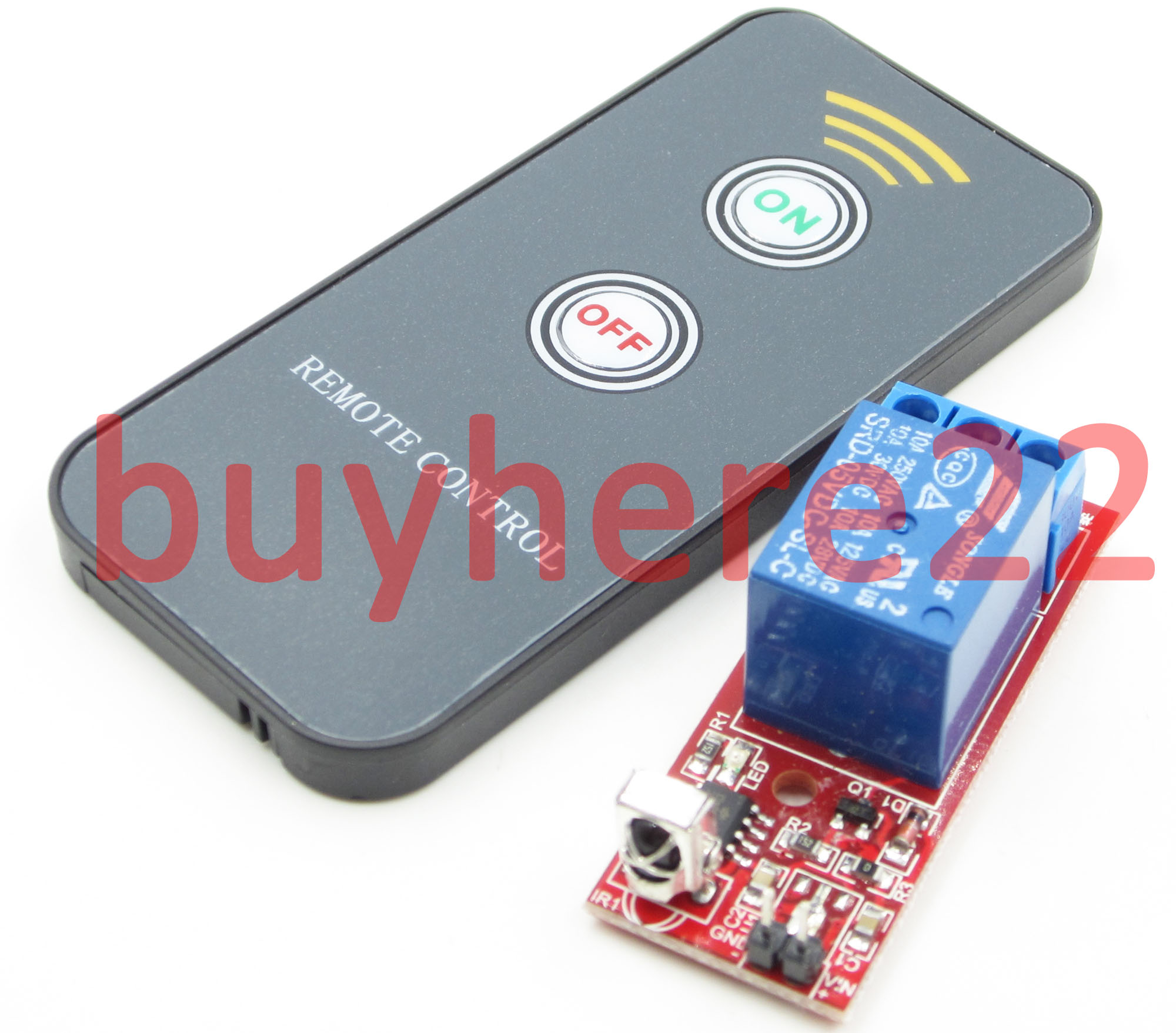 1 Channel Infrared Switch Relay Driving Module Board 5V Active Remote Controller 
