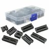 66pcs DIP IC Sockets Adaptor Solder Type Socket Kit 6/8/14/16/18/20/24/28 pins - Image 2