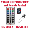 Infrared Remote Control module Kit HX1838 NEC Code VS1838B Receiver - UK Stock - Image 2