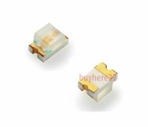 10X SMD Led 0805 Flashing Orange, Blue, Red Or Yellow Wired Flash LED