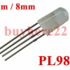PL9823 F5 5mm F8 8mm RGB LED Diffused Shift Reg. Programmable Full Color LED New