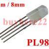 PL9823 F5 5mm F8 8mm RGB LED Diffused Shift Reg. Programmable Full Color LED New - Image 2