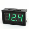DC 0-99V 3 Wire LED Digital Display Panel Mount Voltmeter Car Boat Caravan Green