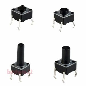 5 Pack Miniature Square Tactile Switch 9.5mm Button 